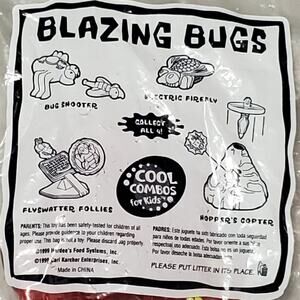 1999 Hardees Blazing Bugs Bug Shooter New in Package